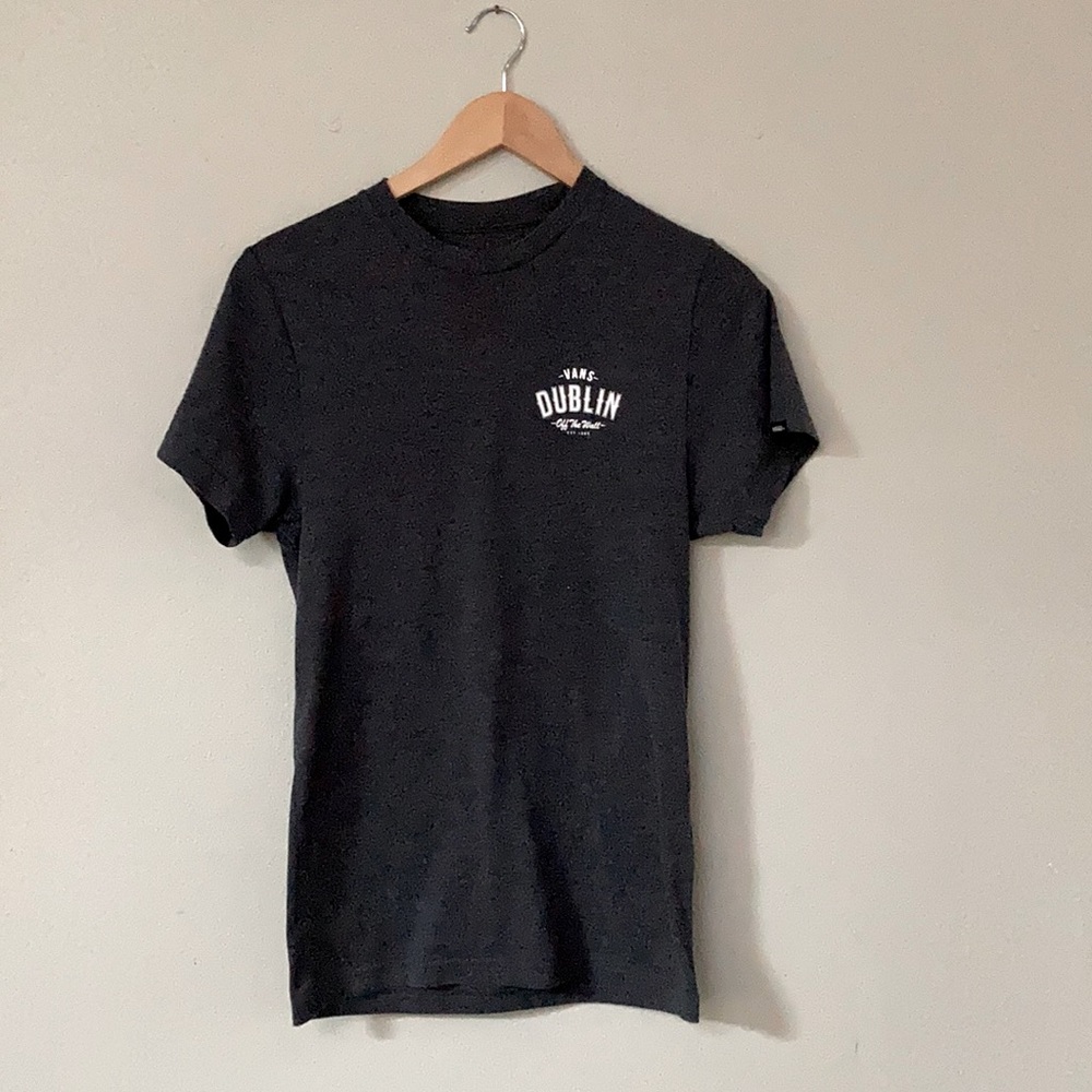 Vans off the wall dark grey Dublin tee size XS